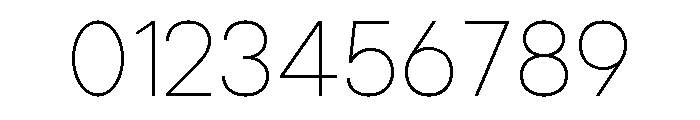 Cavren Sans Variable Thin Font OTHER CHARS