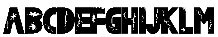 campus grunge Font UPPERCASE