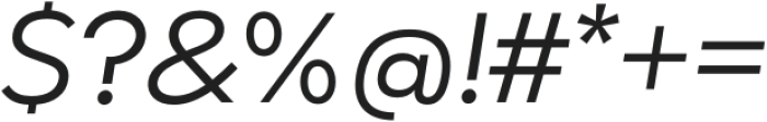 CA Superpilot Sans Italic otf (400) Font OTHER CHARS