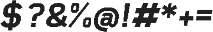 CA Telecopy A Bold Italic otf (700) Font OTHER CHARS