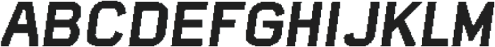 CA Telecopy A Bold Italic otf (700) Font UPPERCASE