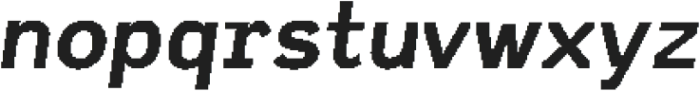 CA Telecopy A Bold Italic otf (700) Font LOWERCASE