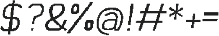 CA Telecopy A Light Italic otf (300) Font OTHER CHARS