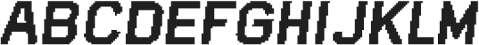 CA Telecopy B Bold Italic otf (700) Font UPPERCASE