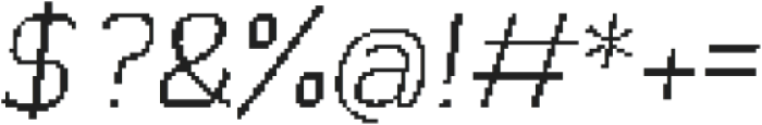 CA Telecopy B Light Italic otf (300) Font OTHER CHARS