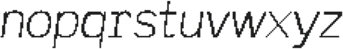 CA Telecopy B Light Italic otf (300) Font LOWERCASE