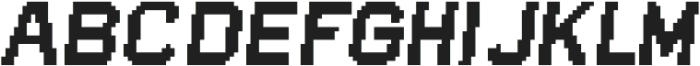 CA Telecopy C Bold Italic otf (700) Font UPPERCASE