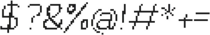 CA Telecopy C Light Italic otf (300) Font OTHER CHARS
