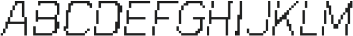 CA Telecopy C Light Italic otf (300) Font UPPERCASE