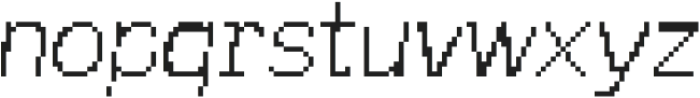 CA Telecopy C Light Italic otf (300) Font LOWERCASE
