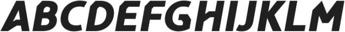 CAD Black Oblique ttf (900) Font UPPERCASE