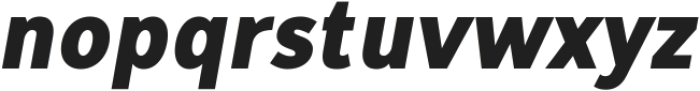 CAD Black Oblique ttf (900) Font LOWERCASE