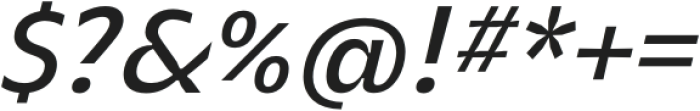 CAL iWasLike Pro Medium Oblique otf (500) Font OTHER CHARS