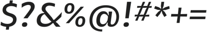 CAL iWasLike Pro Medium Tilt otf (500) Font OTHER CHARS
