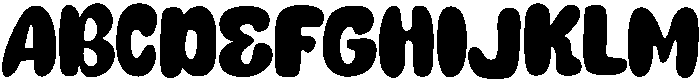 CANDLE Regular otf (400) Font UPPERCASE