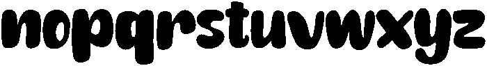 CANDLE Regular otf (400) Font LOWERCASE