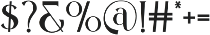 CANNERA Regular otf (400) Font OTHER CHARS