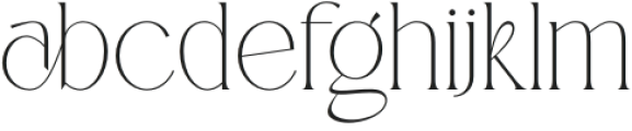 CANOVER Regular otf (400) Font LOWERCASE