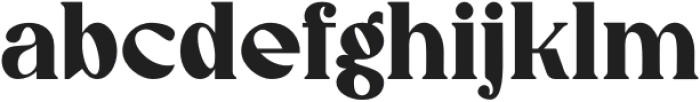 CAOOLI Regular otf (400) Font LOWERCASE