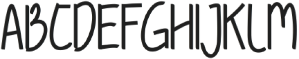 CARBHEN UCHEK Regular ttf (400) Font UPPERCASE