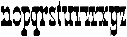 CARLOS Regular otf (400) Font LOWERCASE