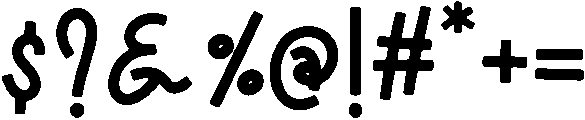 CARROT CAKE Regular otf (400) Font OTHER CHARS
