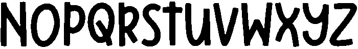 CARROT CAKE Regular otf (400) Font UPPERCASE