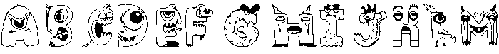 CARTOON REGULAR otf (400) Font UPPERCASE