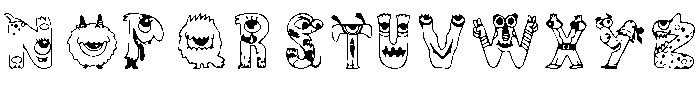 CARTOON REGULAR otf (400) Font UPPERCASE
