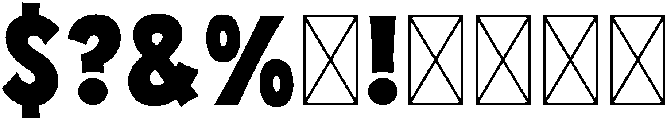 CARTOON Regular otf (400) Font OTHER CHARS
