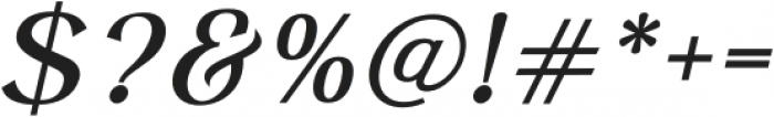 CASTLE ROCKS Bold Italic otf (700) Font OTHER CHARS