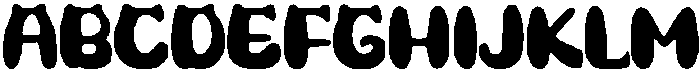 CAT EARS Regular otf (400) Font UPPERCASE