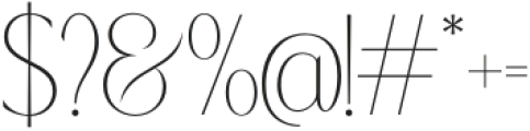 CAVENDIC-Regular otf (400) Font OTHER CHARS