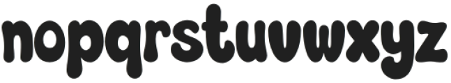 Cabiry Bubble Regular otf (400) Font LOWERCASE