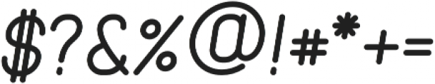 Cabo Rounded Italic otf (400) Font OTHER CHARS
