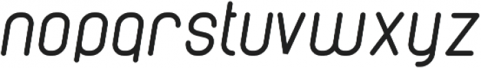Cabo Rounded Italic otf (400) Font LOWERCASE