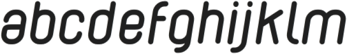 Cabo Rounded Medium Italic otf (500) Font LOWERCASE