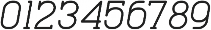 Cabo Slab M Italic Regular otf (400) Font OTHER CHARS