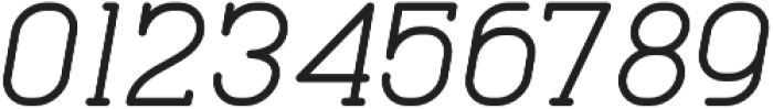 Cabo Slab Medium Italic otf (500) Font OTHER CHARS