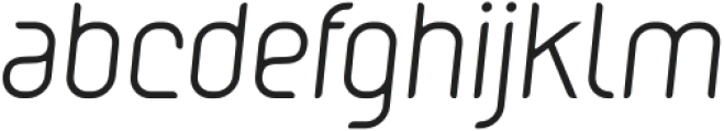 Cabo Soft Light Oblique otf (300) Font LOWERCASE