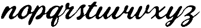 Cabo Sunset Regular otf (400) Font LOWERCASE