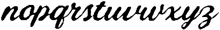 Cabo Sunset Rough otf (400) Font LOWERCASE