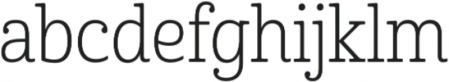 Cabrito Cond Light otf (300) Font LOWERCASE