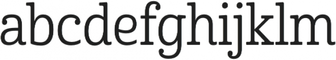 Cabrito Cond Regular otf (400) Font LOWERCASE