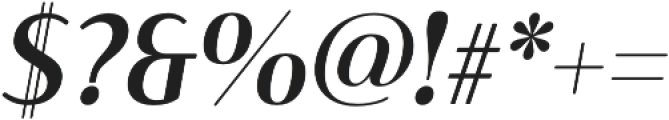 Cabrito Contrast Norm Bold It otf (700) Font OTHER CHARS