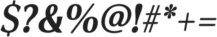 Cabrito Flare Cond ExBold Italic otf (700) Font OTHER CHARS