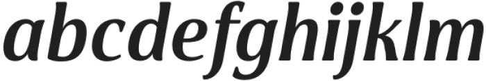 Cabrito Flare Cond ExBold Italic otf (700) Font LOWERCASE