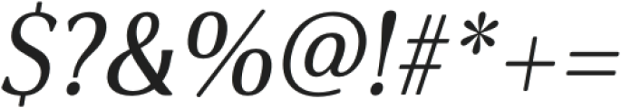 Cabrito Flare Cond Medium Italic otf (500) Font OTHER CHARS