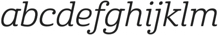 Cabrito Norm Regular Italic otf (400) Font LOWERCASE