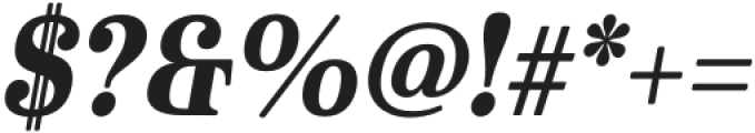Cabrito Serif Cond Black Italic otf (900) Font OTHER CHARS
